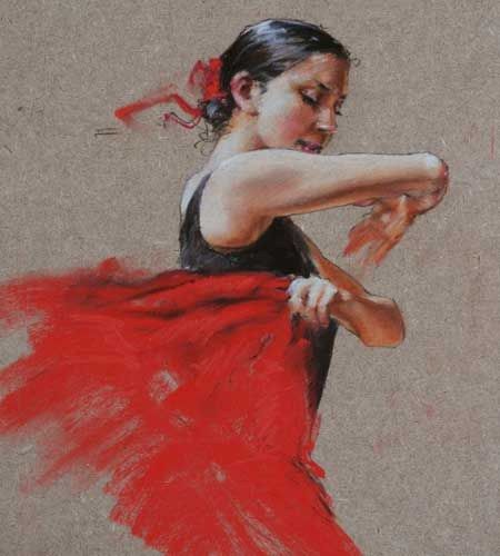 Flamenco Dancer Flamenco in Red